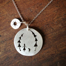 Load image into Gallery viewer, A gal's best friend sterling silver necklace