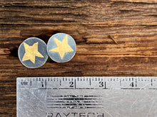 Load image into Gallery viewer, Gold Star Post Earrings