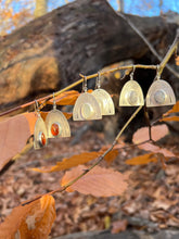 Load image into Gallery viewer, Arched Trees Sterling Silver Earrings with Rosecut White Moonstones