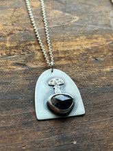 Load image into Gallery viewer, Rainbow Moonstone Mushroom Necklace