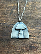 Load image into Gallery viewer, Sterling Silver Mushroom Necklace