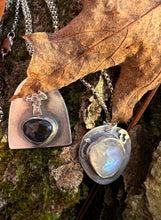 Load image into Gallery viewer, Rainbow Moonstone Mushroom Necklace