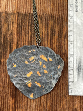Load image into Gallery viewer, Gold Aspen Leaf Necklace (OOAK)
