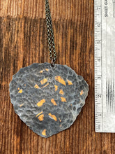 Load image into Gallery viewer, Gold Aspen Leaf Necklace (OOAK)