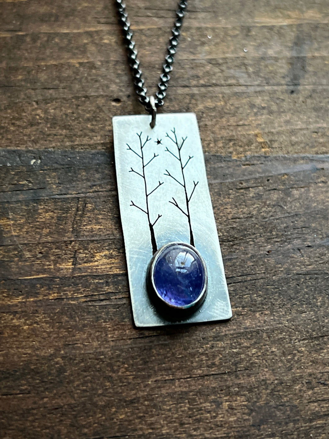 In the Gloaming Necklace (oxidized version)
