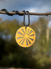 Load image into Gallery viewer, Keum-boo Golden Sunburst Necklace
